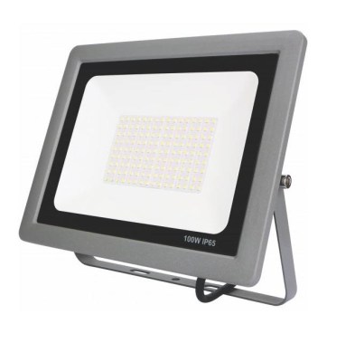 Projetor-LED-Slim-Cinza-100W 1
